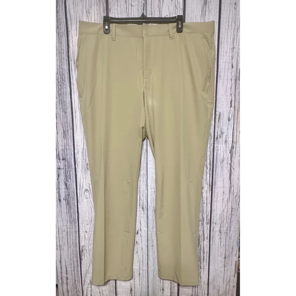 Nike Golf Dri-FIT‎ Tour Pants Mens 40x32 Slim Fit Khaki Tan FD5624-250 NWT